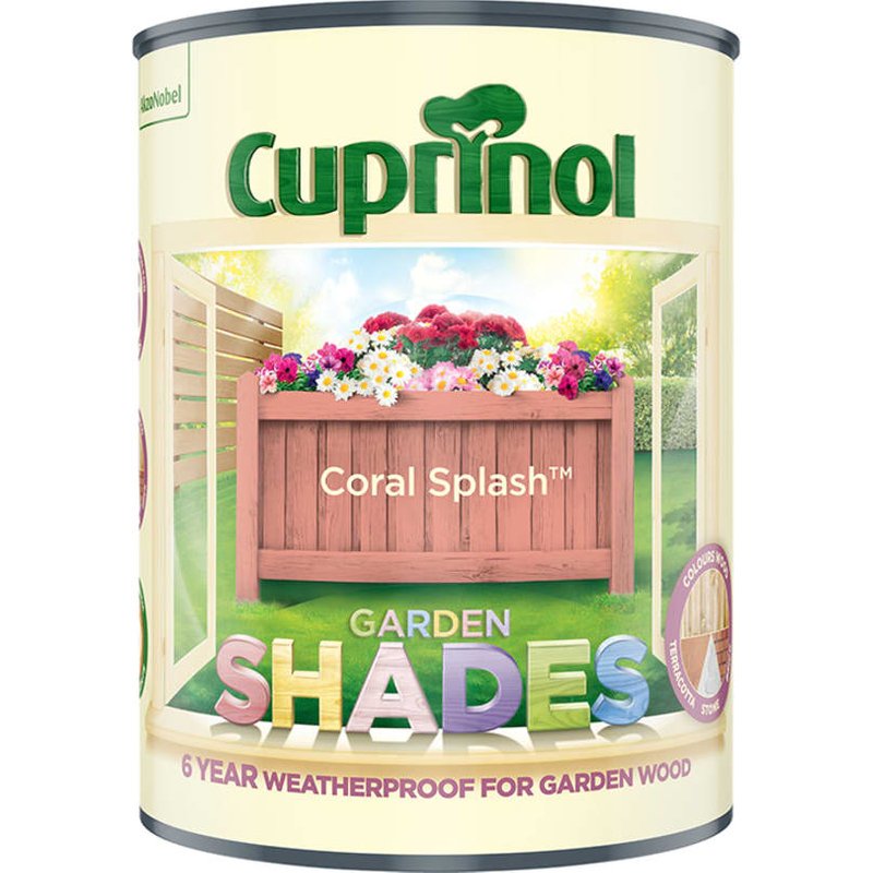 Cuprinol Garden Shades Coral Splash 1L 5839346