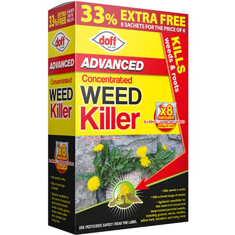 DOFF Advanced Weedkiller Concentrated x 6 +2 FOC F-FW-008-DEX-BDU