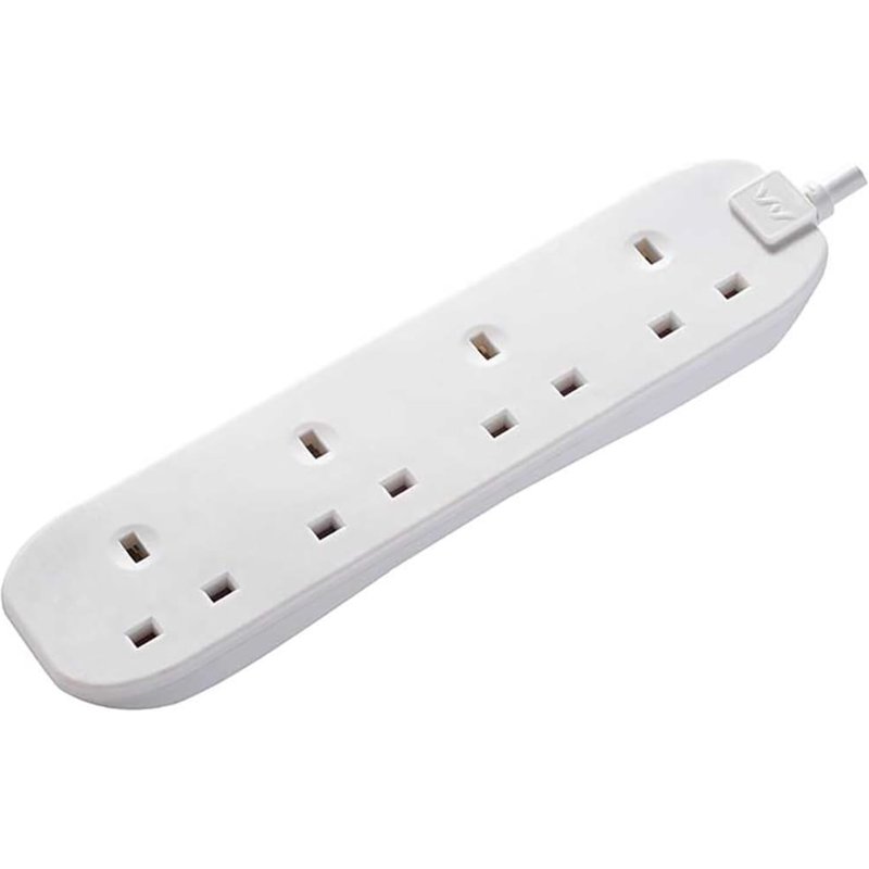 Masterplug Trailing Extension Lead 4 Gang 13A 1m BFG1N-MP BFG110N-MP