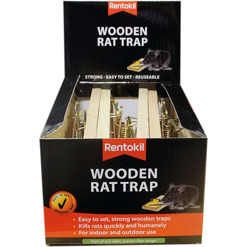 Rentokil Wooden Rat Trap PWL02 PWL02
