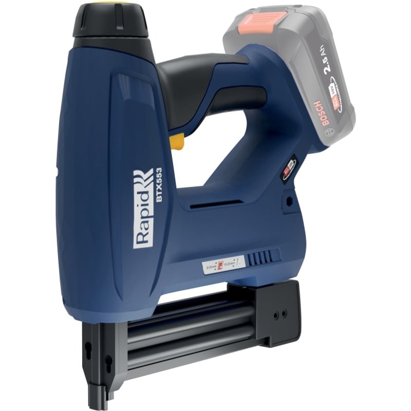 Rapid BTX553 Battery-Powered Staple Gun P4A 18V 1 x 2.5Ah P4A Battery 5001507