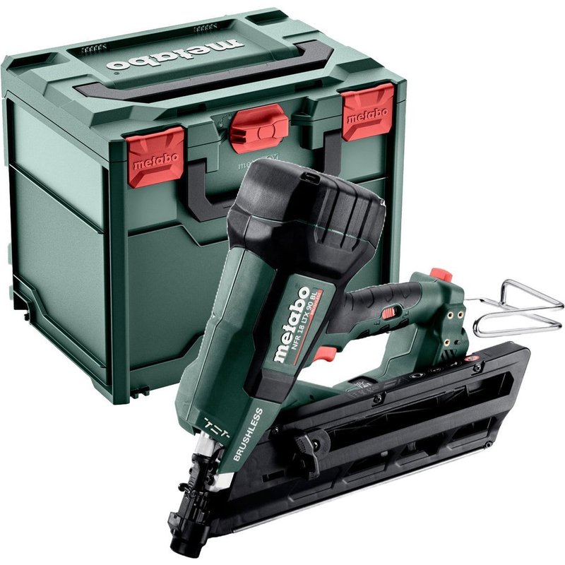 Metabo NFR 18 LTX 90 BL 18V Brushless First Fix Framing Nailer Body Only & Metabox 612090840