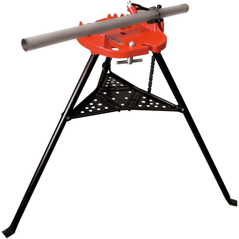 Rothenberger Portable Work Stand Tripod Vice 6 Inch Durable & Stable for Plumbing 70752