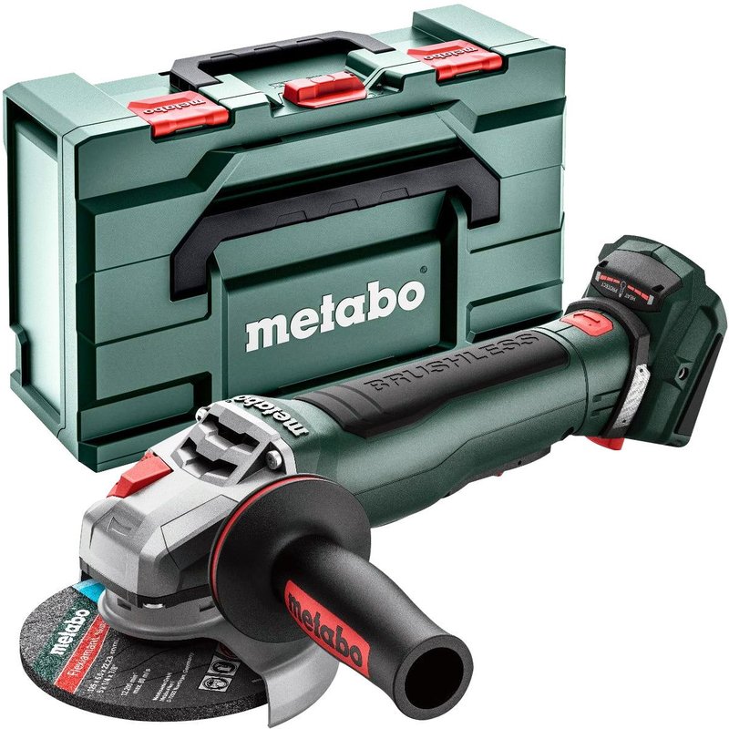Metabo WPB 18 LT BL 11-125 18V Brushless 125mm Angle Grinder Body Only in Metabox 613059840