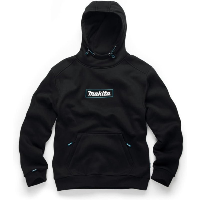 Makita MK104M Polar Fleece Origin Hoodie Black - Size XL MK104M