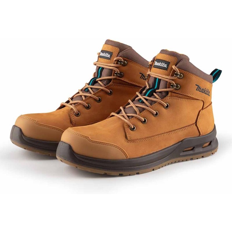 Makita MK403M Kyoto Safety Leather Boots Tan - Size 11 MK403M