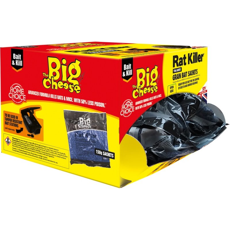 The Big Cheese Rat Killer Grain Bait STV243