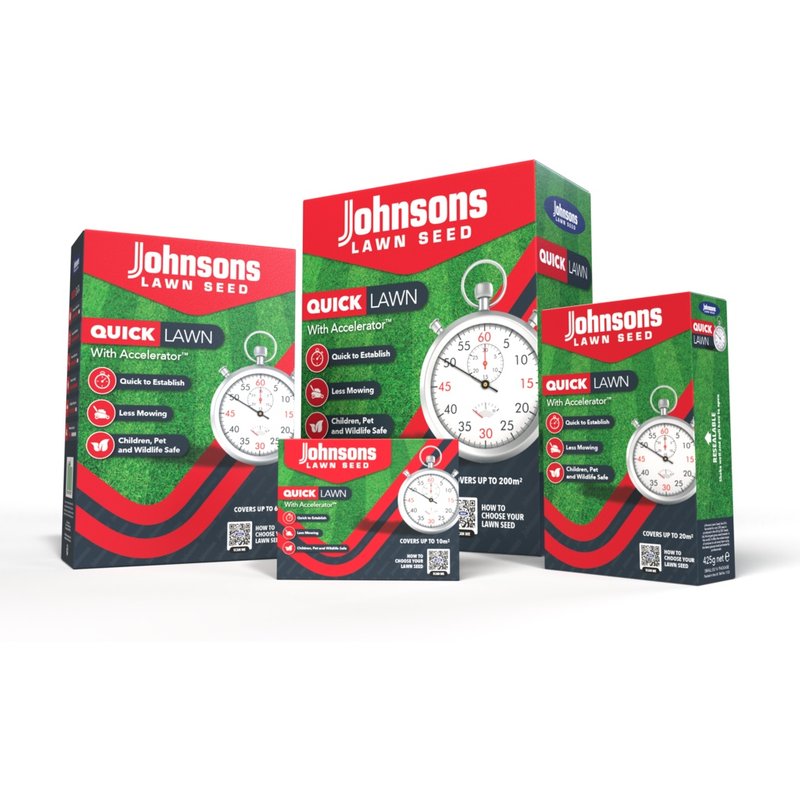 Johnsons Lawn Seed Quick Lawn with Accelerator JQUICK210