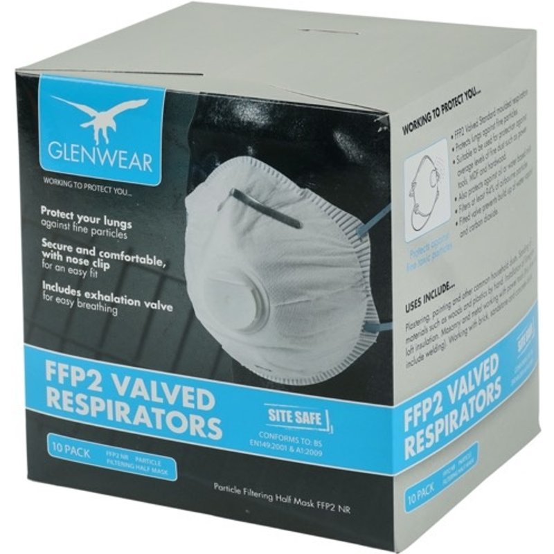 Glenwear FFP2 Valved Respirator GPPE5