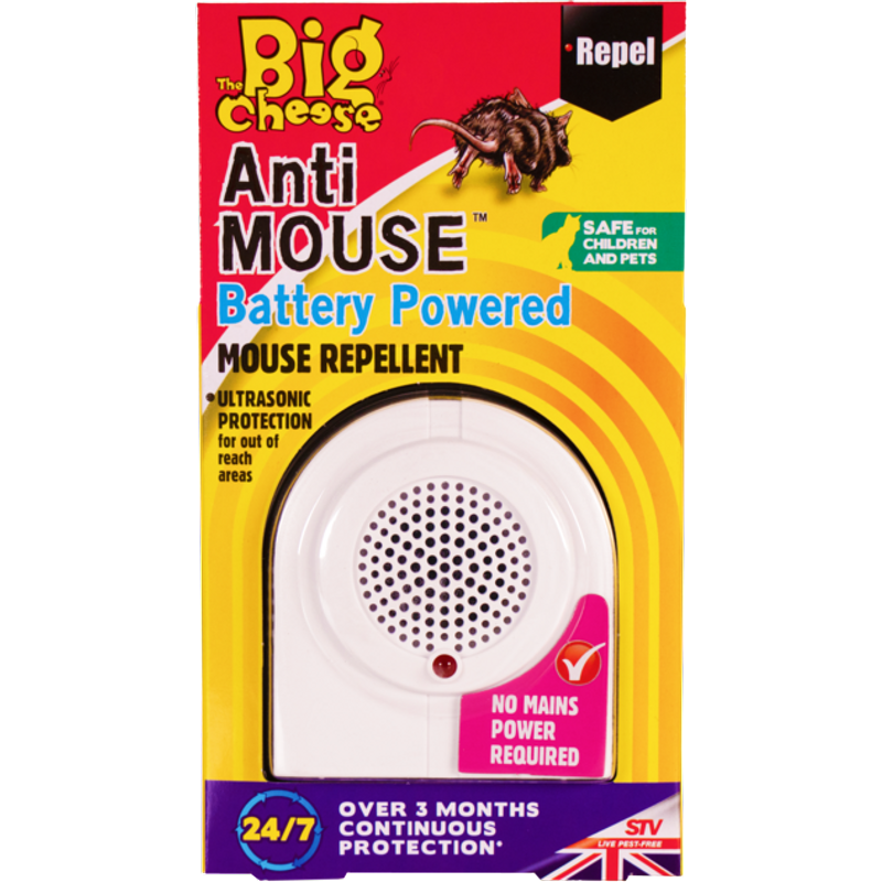 The Big Cheese Anti Mouse Battery Powered Mouse Repellent STV820