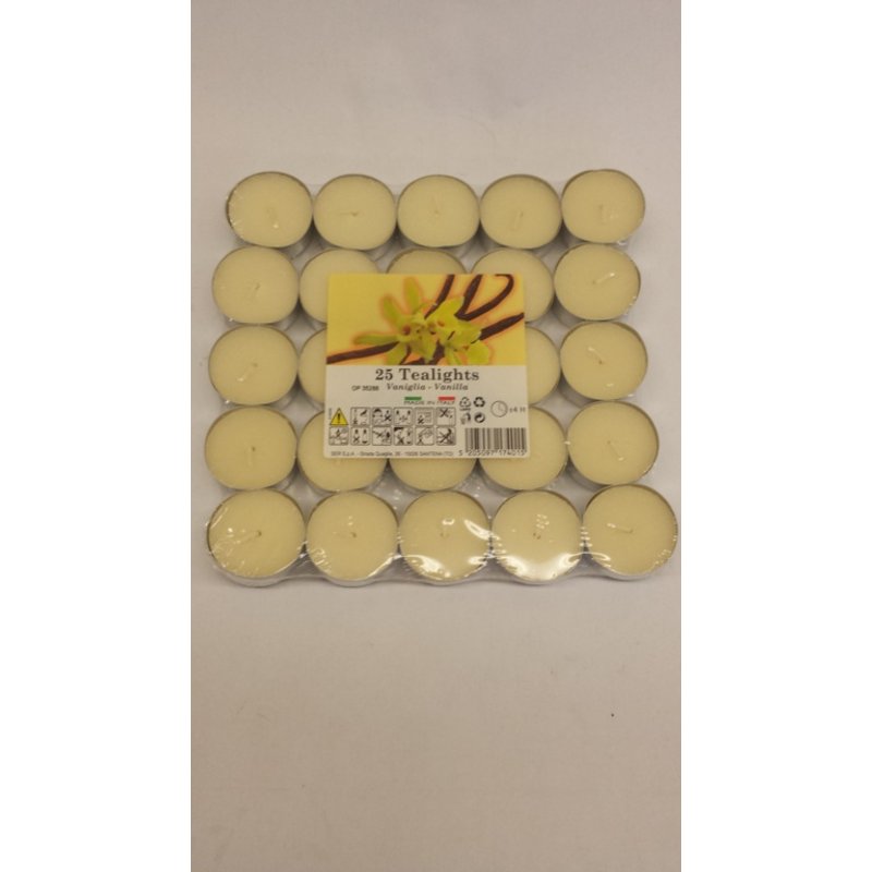 Price's Candles Tealights Pack 25 021935D