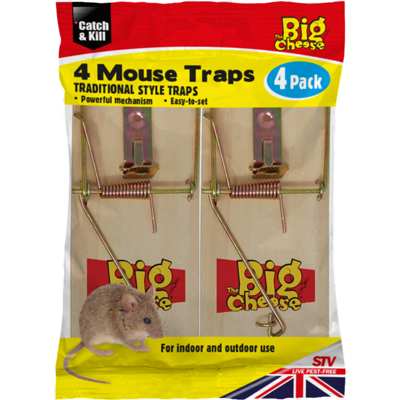The Big Cheese Wooden Mouse Trap STV040