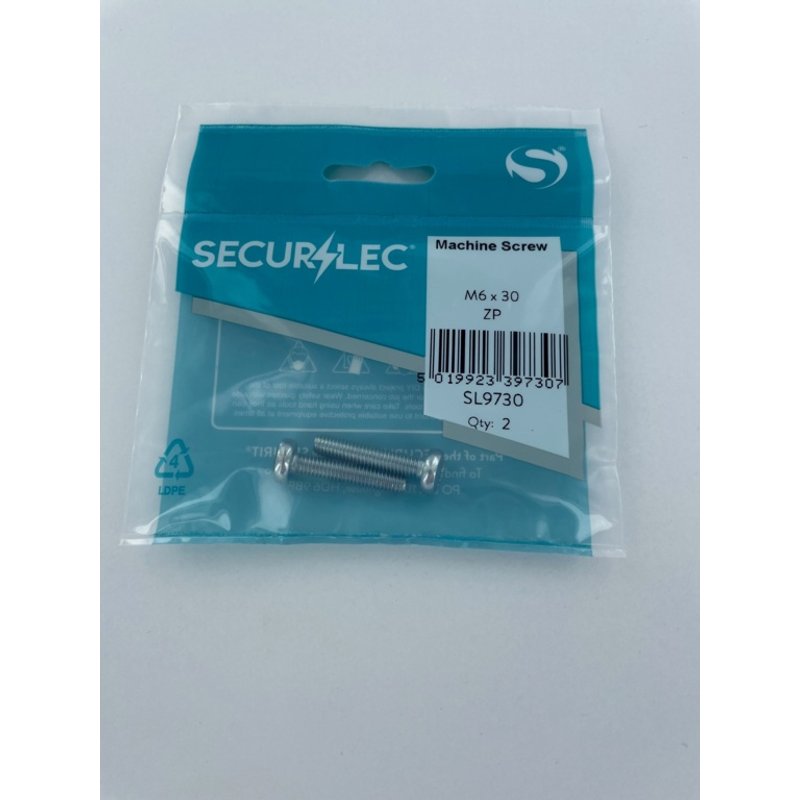 Securlec Machine Screw ZP M6 x 30mm SL9730