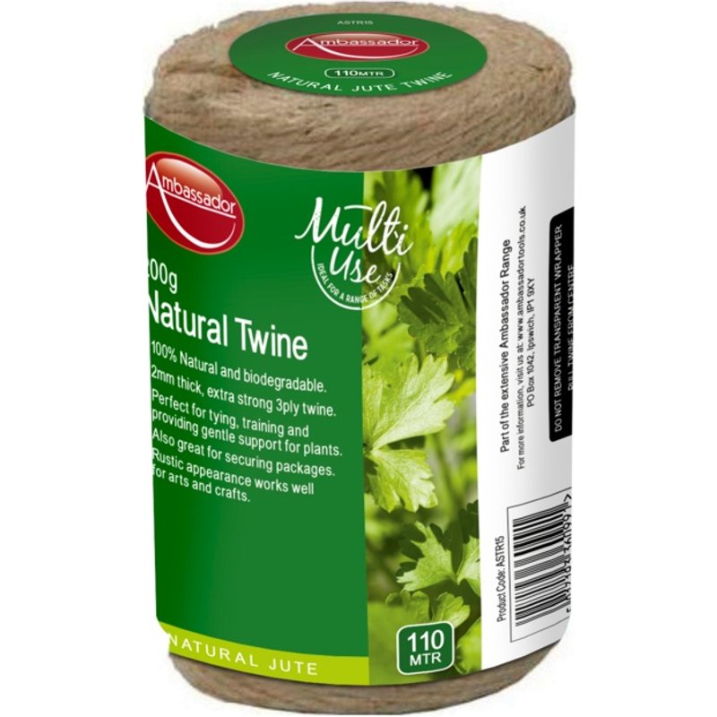 Ambassador Natural Jute Spool 3 Ply ASTR15