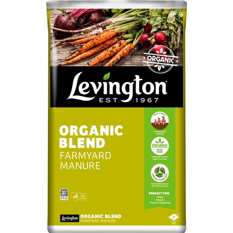 Levington Organic Peat Free Blend Farm Manure 119810