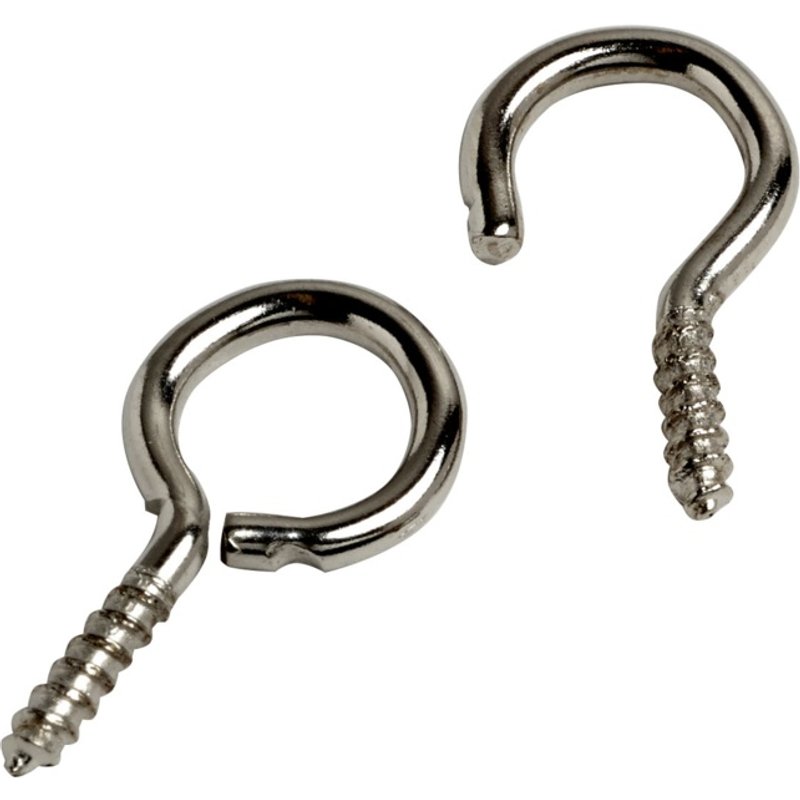 Woodside Silver Net Wire Hooks & Eyes WNWHP6