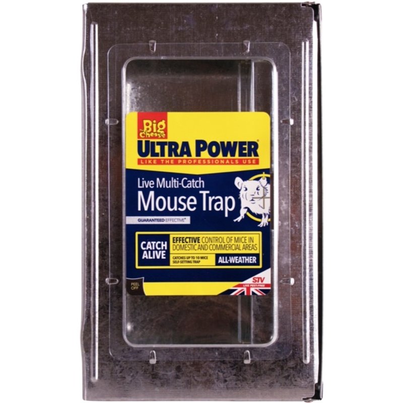 The Big Cheese Ultra Power Live Multi Catch Mouse Trap STV177
