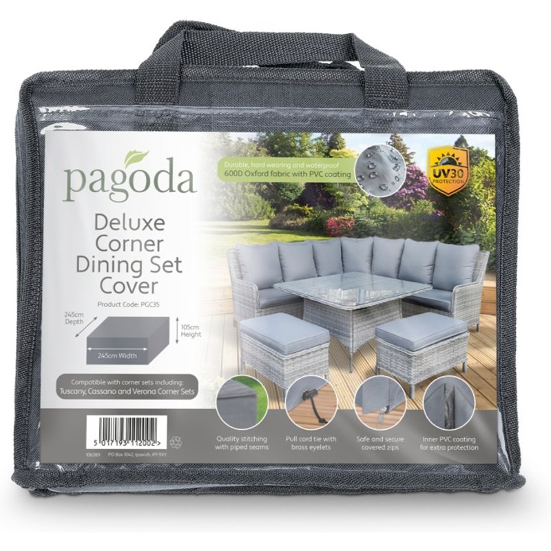 Pagoda Deluxe Corner Dining Set Cover PGC35