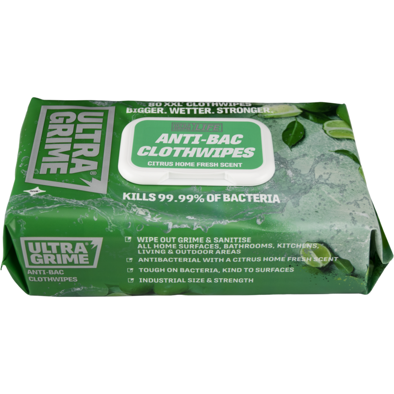 Ultragrime Life Anti-Bac Cloth Wipes 5640