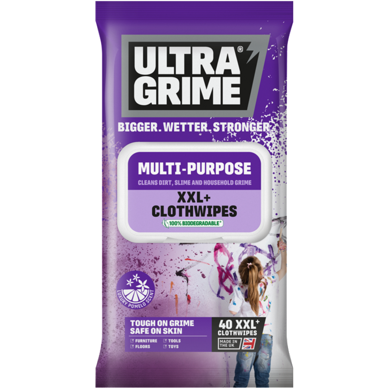 Ultragrime Life Multi Purpose Pomelo Cloth Wipes 5410
