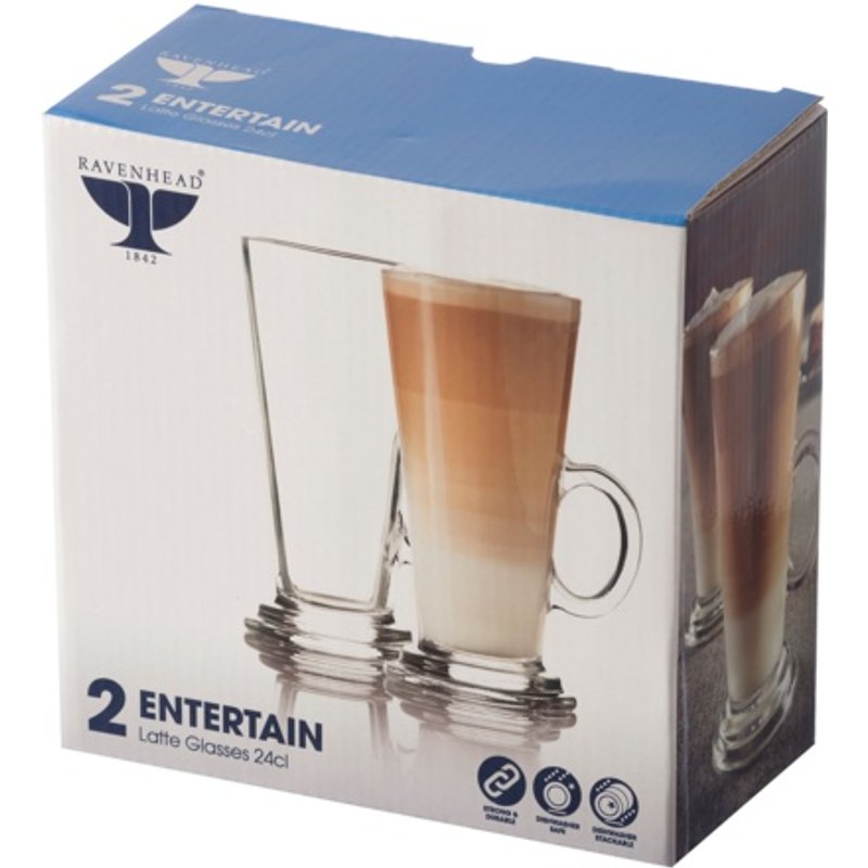 Ravenhead Entertain Latte Glasses Set 2 0041.599