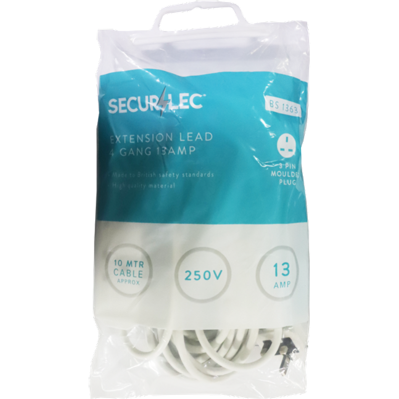 Securlec 4 Gang Extension Lead SL9076