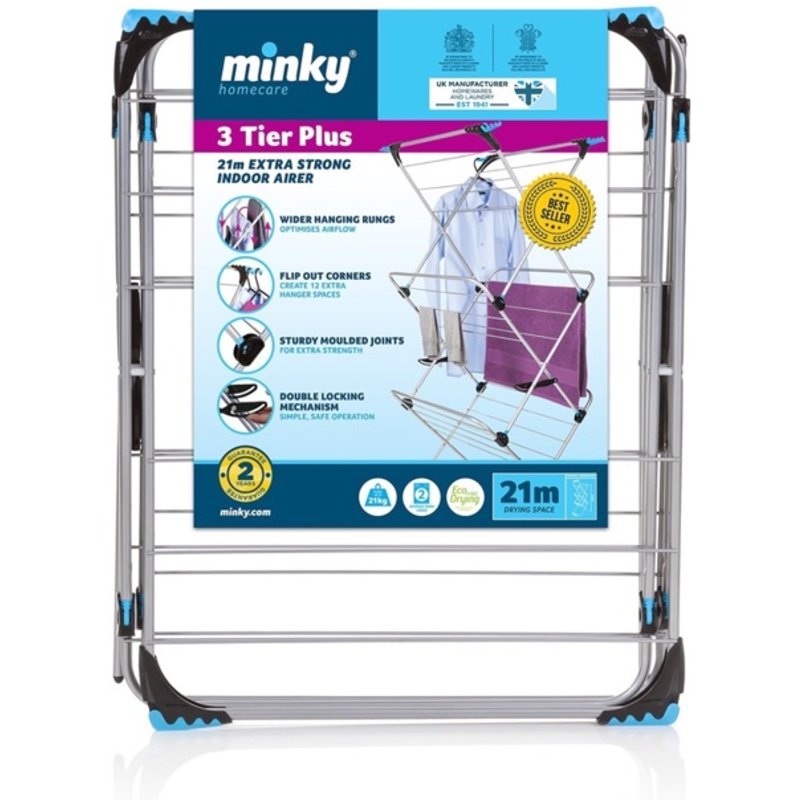 Minky 3 Tier Plus Airer IH87490100V