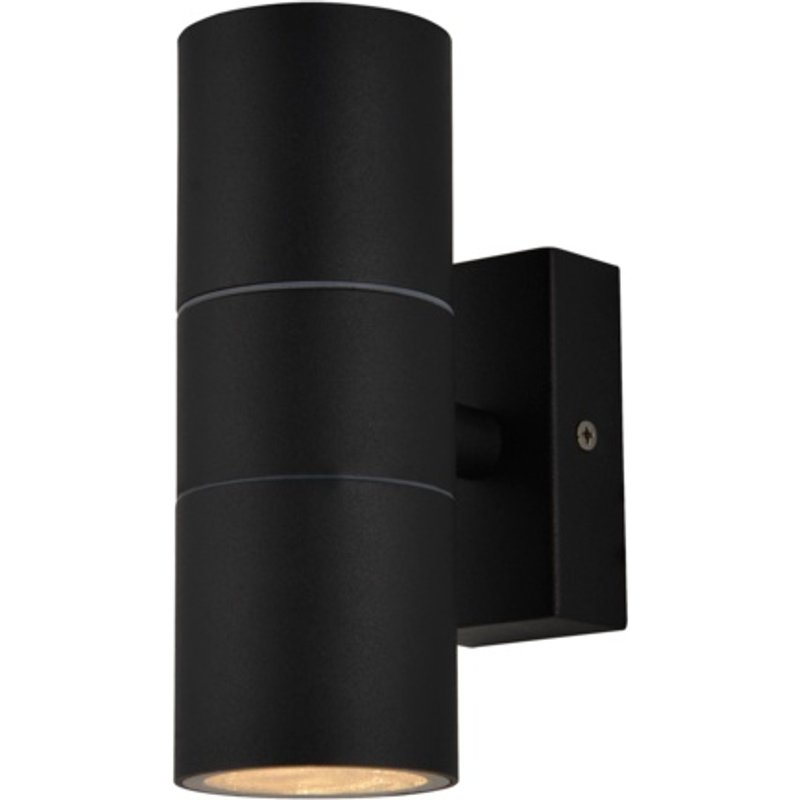 Zinc Leto Up Down Wall Light Black ZN-20941-BLK