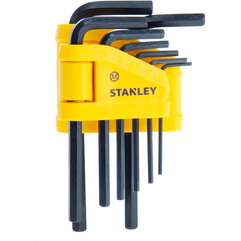 Stanley 0-69-251 Metric Hex Key Set 8 Piece (1.5 - 6mm) 0-69-251