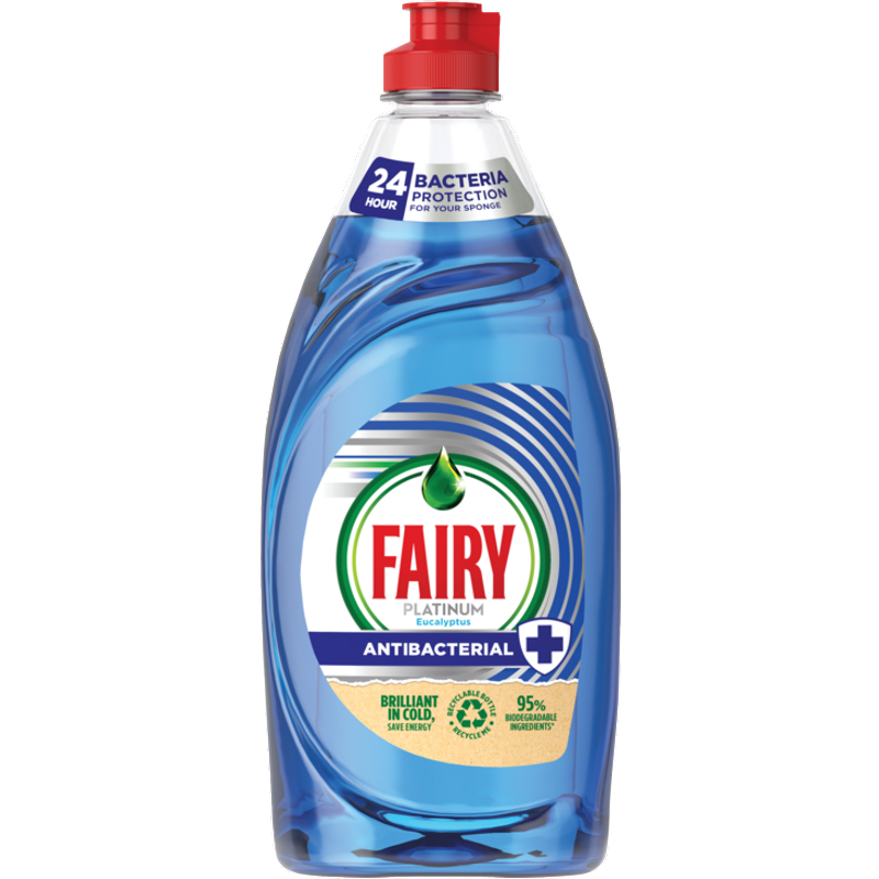 Fairy Platinum Anti Bacterial Washing Up Liquid 520ml C007178