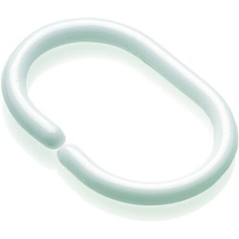 Croydex Shower Curtain 'C' Rings (Pack of 12) AK142122