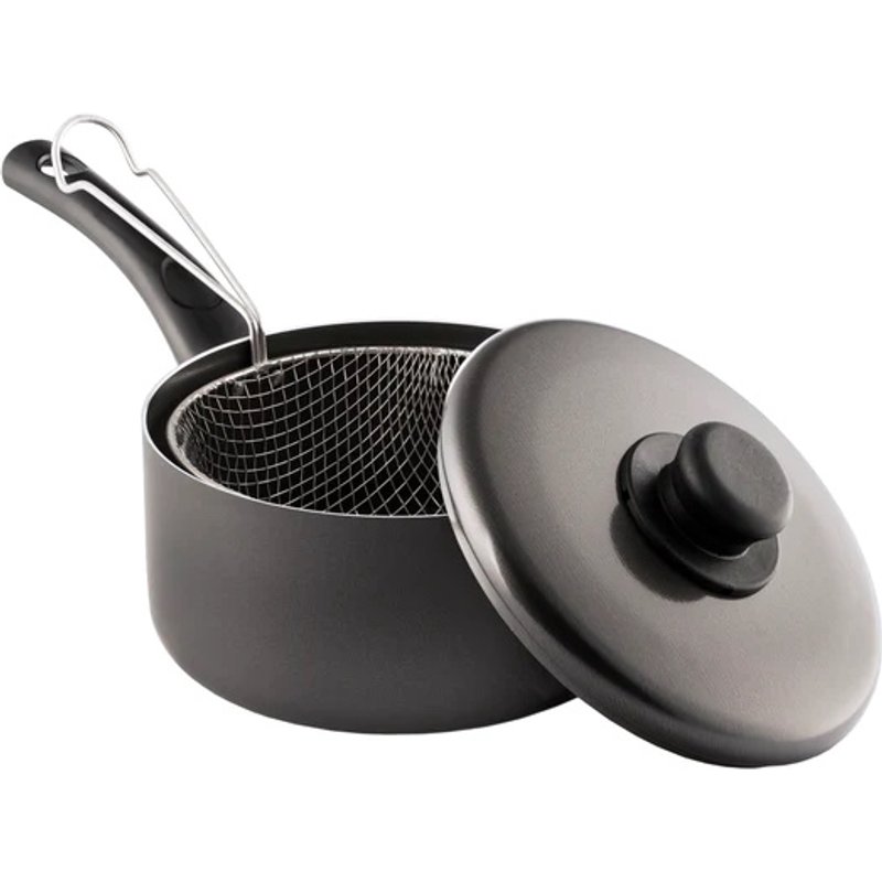 CookClassic Chip Pan With Basket Non Stick 025