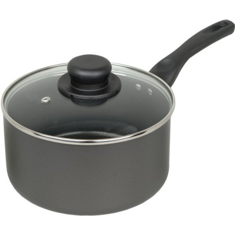 CookClassic Sauce Pan & Glass Lid Non Stick 019