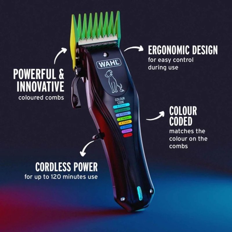 Wahl Clipper Kit Colour Pro Pet Lithium 3023587