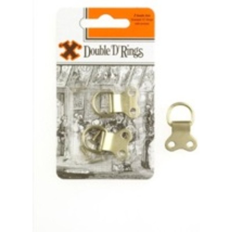 Challenge "X" Brand Double D Rings Brass 12858