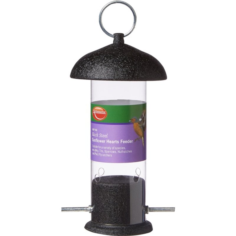 Ambassador Black Steel Sunflower Feeder ABF160