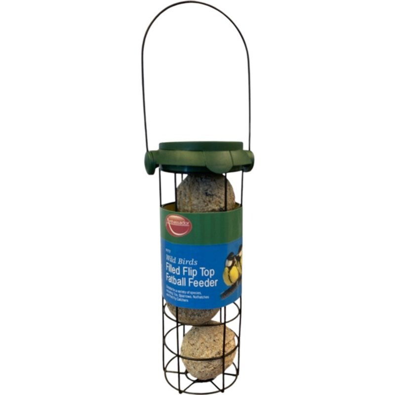 Ambassador Pre Filled Flip Top Fat Ball Feeder PFFTF