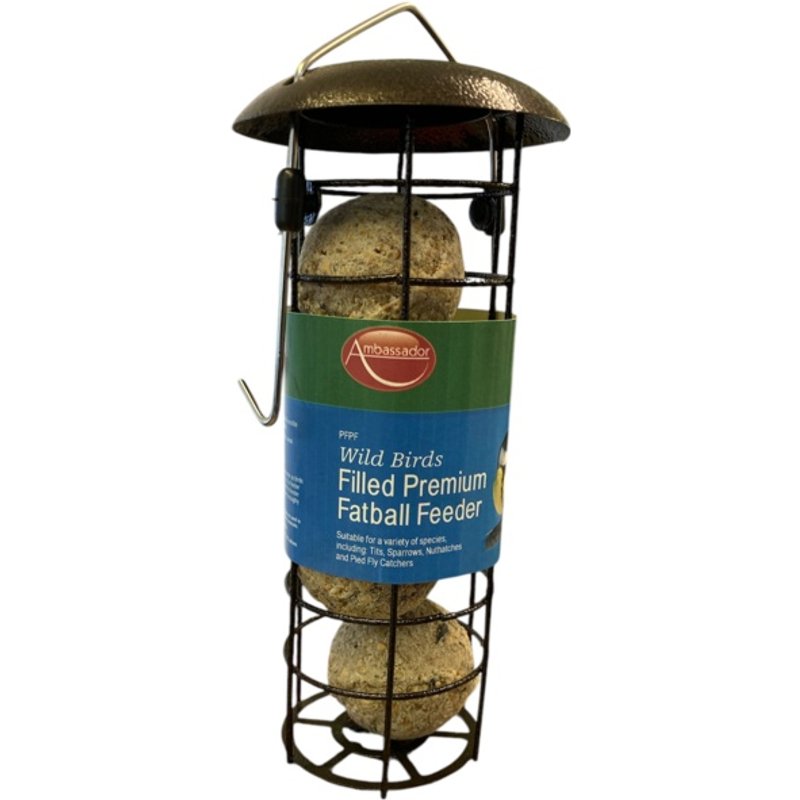 Ambassador Pre Filled Premium Metal Fat Ball Feeder PFPF