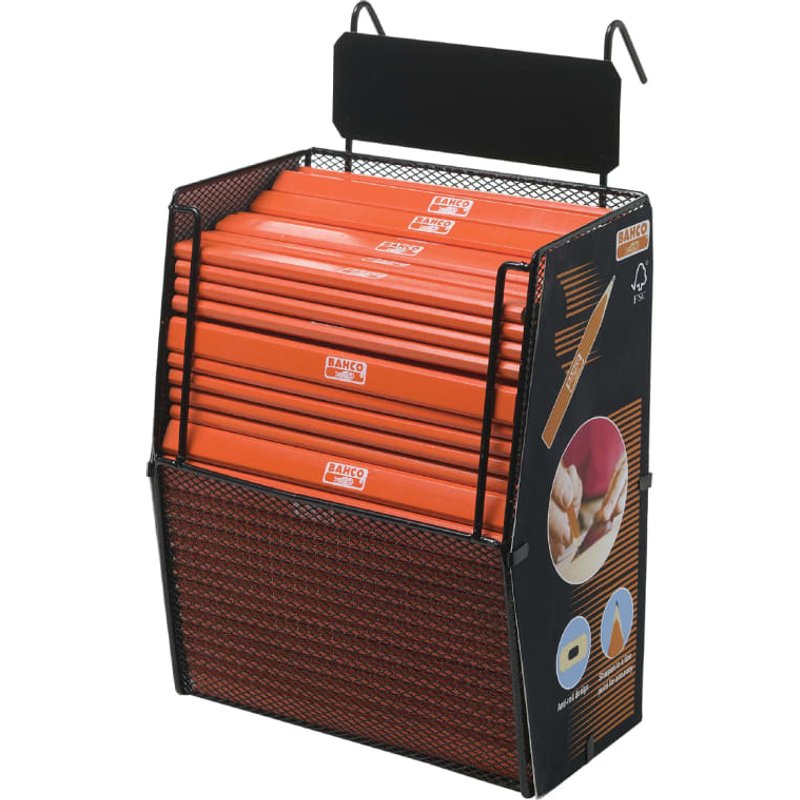 Bahco Carpenter's Pencil Display with 200 Pencils PENCIL-200-DISP