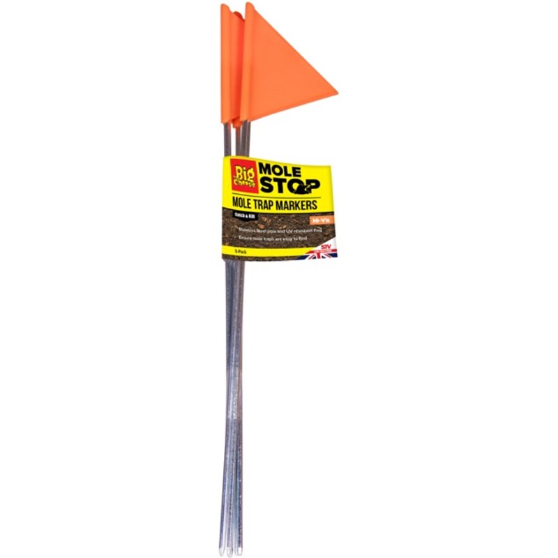 The Big Cheese Hi-Vis Mole Trap Markers STV317