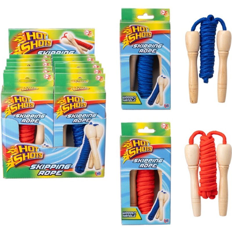 Hot Shots Wooden Handle Skipping Rope 1372366.24