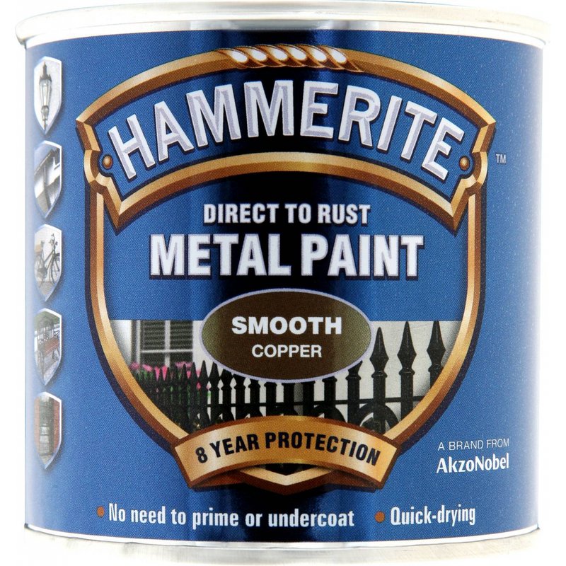 Hammerite Metal Paint Smooth 250ml 5092932