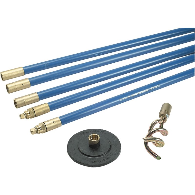 Bailey Products 1323 Lockfast 3/4in Drain Rod Set 2 Tools 1323