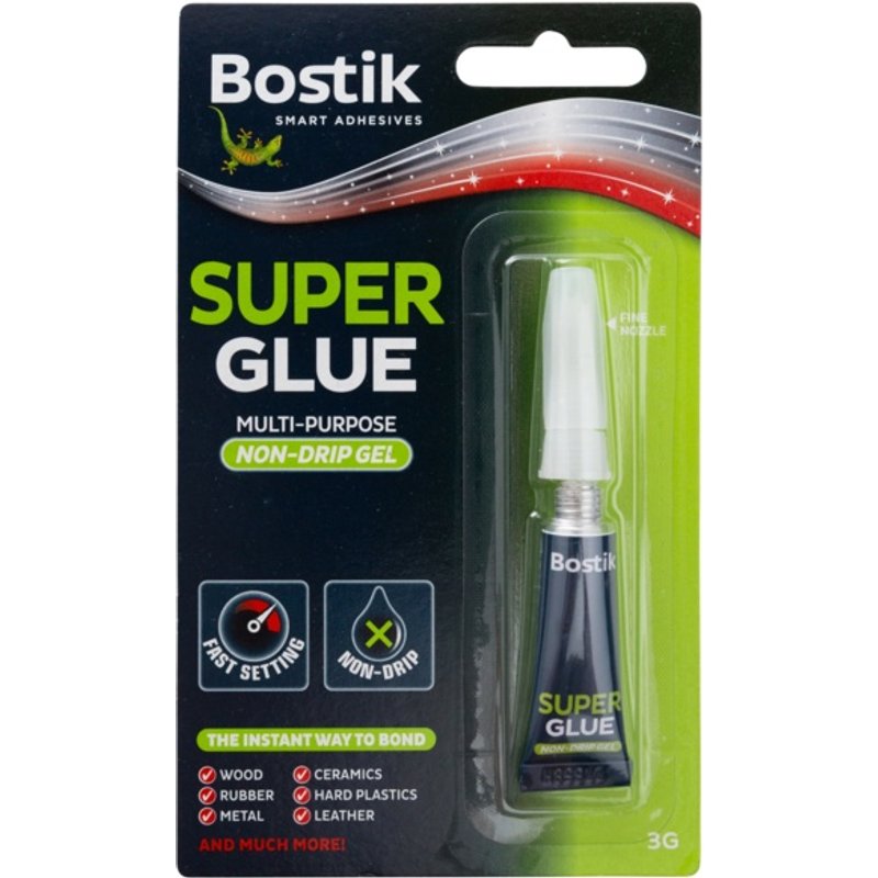 Bostik Super Glue Non Drip Gel 30813350
