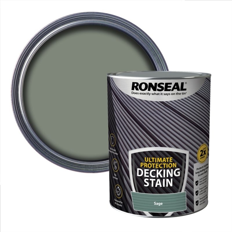 Ronseal Ultimate Protection Decking Stain Sage 5 litre 39222