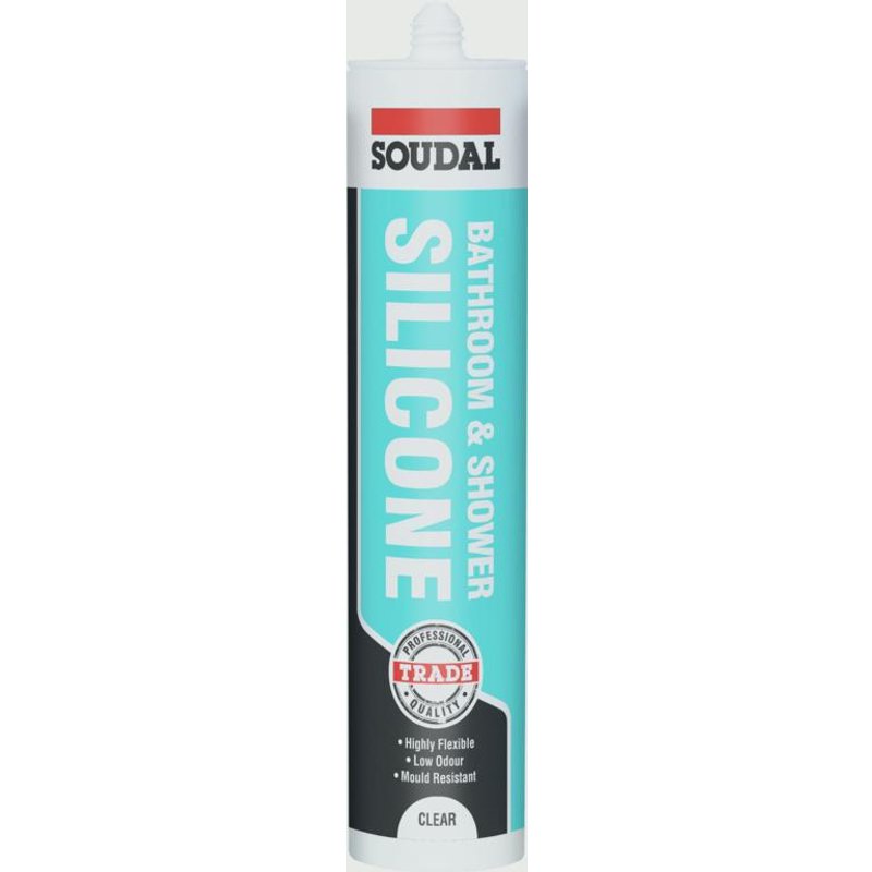 Soudal Bathroom & Shower Silicone 300ml 144382
