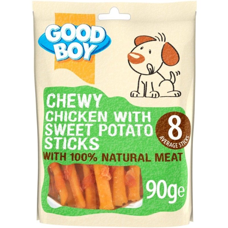 Good Boy Chewy Chicken With Sweet Potato Sticks 5000239057726
