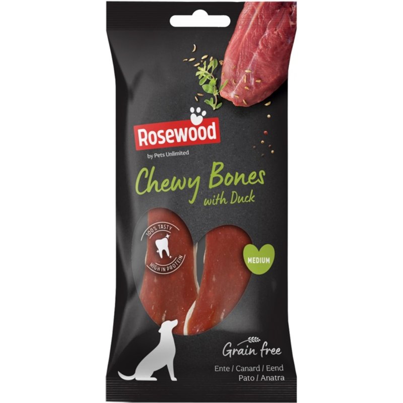 ROSEWOOD Chewy Bones With Duck 10P00515