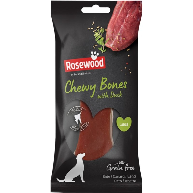 ROSEWOOD Chewy Bone With Duck 10P00516