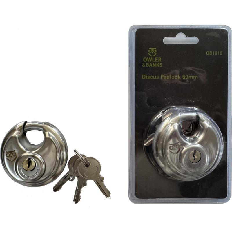 Owler & Banks Discus Padlock OB1010